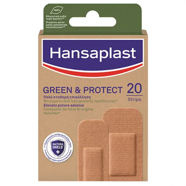 Hansaplast Green και Protect Eco Friendly Plaster 20 Strips