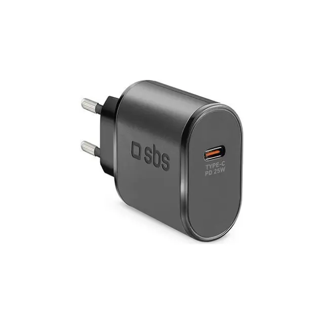 SBS Φορτιστής 25W USB-C PD Black (TETR1CPD25)
