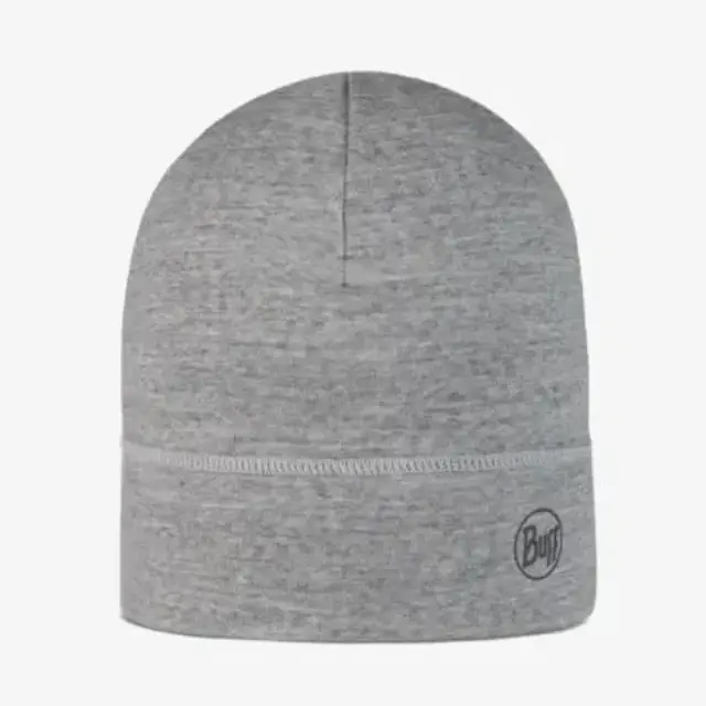 Buff Merino Lightweight Σκούφος Solid Light Grey - One size