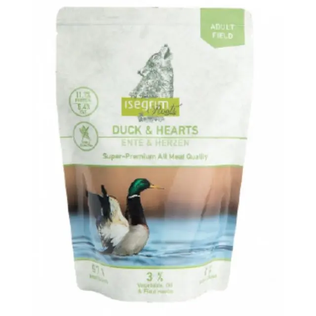 Isegrim Duck & Hearts 410gr Μονόχρωμο