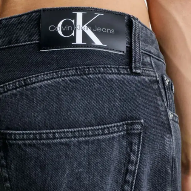 Calvin Klein - Ανδρικό Jean Dad Straight Fit J30J324297-1BY Μαύρο - 31 3