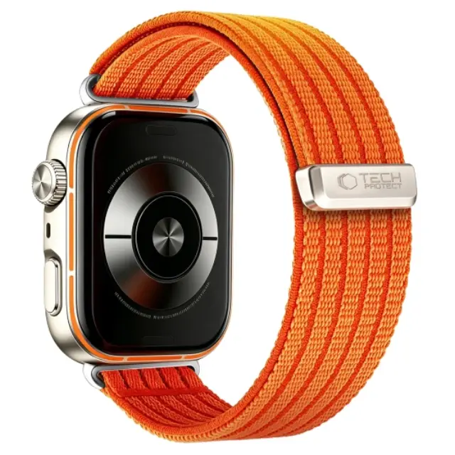 Tech-protect Nylon Huawei Watch Fit 3 / 4 / 4 Pro / 5 / 5 Pro Orange 2