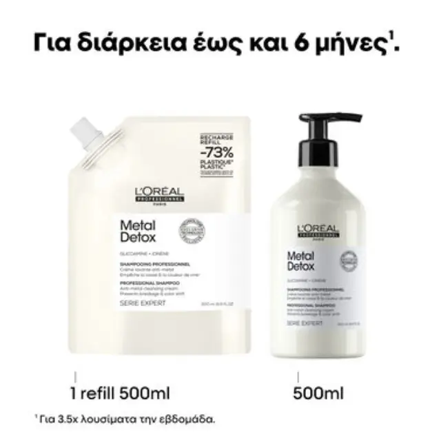L’Oreal Professionnel Serie Expert Metal Detox Shampoo Refill 500ml 2