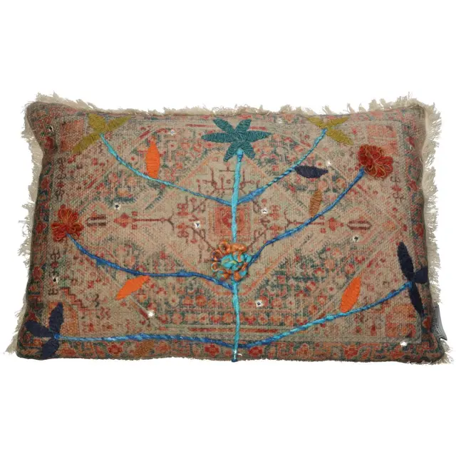 Μαξιλάρι Vintage Πολύχρωμο Βαμβακερό 40x60cm