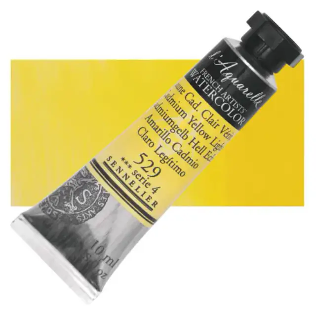 Χρώμα Ακουαρέλας Sennelier l Aquarelle Σωληνάριο 10ml - 529 Cadmium Yellow Light
