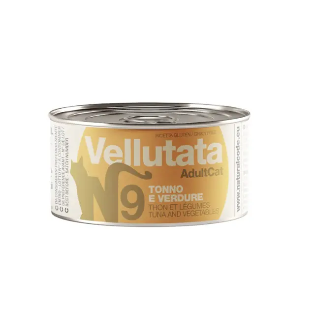 Natural Code Vellutata 9 με Τόνο & Λαχανικά 85gr Μονόχρωμο