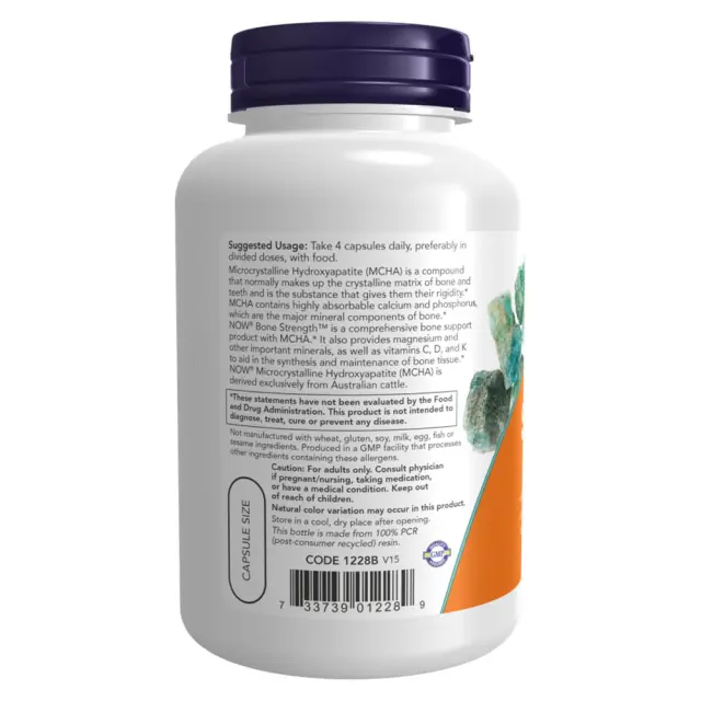 Now Foods Bone Strength 240 Capsules 3