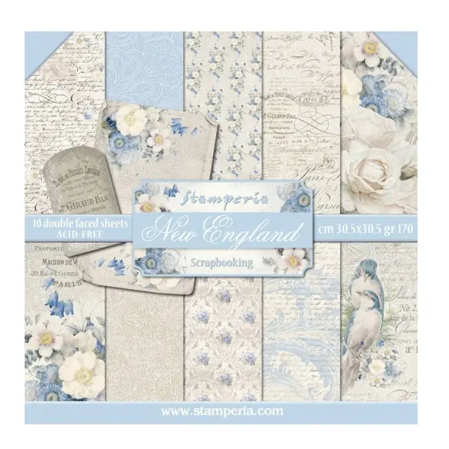 Χαρτιά scrapbooking 10τεμ Old England, Stamperia