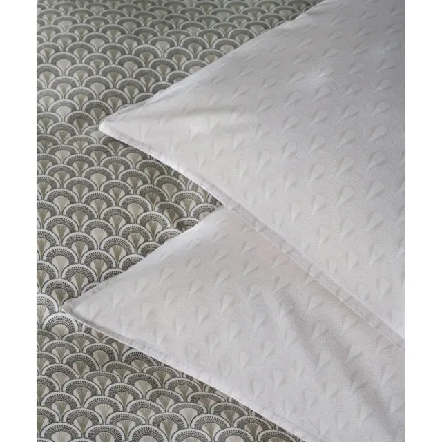 Σετ Μαξιλαροθήκες 2 Τεμαχίων Kentia Nerikomi A Brown-Beige-White 50x70 2
