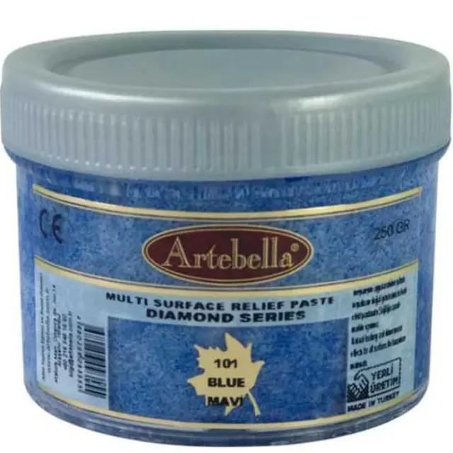 Artebella Πάστα Relief Diamond Series 101 Blue - 250gr