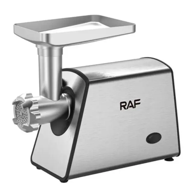 Ηλεκτρική μηχανή παραγωγής κιμά 2000W RAF R.3378 Ασημί