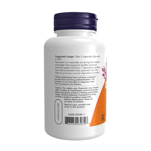 Now Foods Quercetin 500 mg 3