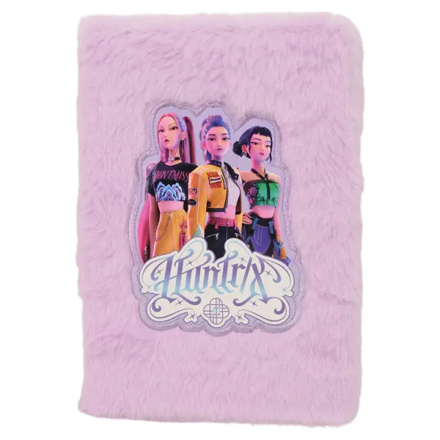 GIM Λούτρινο Σημειωματάριο Α5 / Plush Notebook K-Pop Demon Hunters: Huntr/X Energy 3