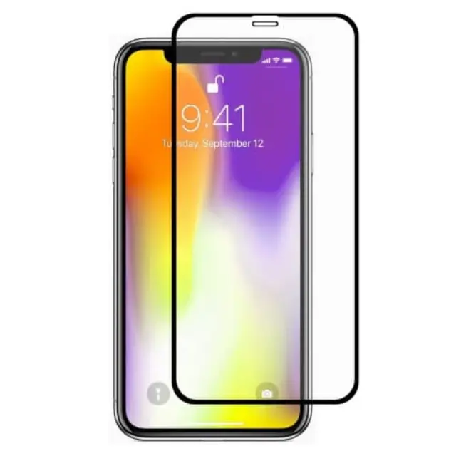 Tempered glass- Αντιχαρακτικό τζάμι προστασίας για iPhone 11 Pro Max/ Xs MAX 6.5 inch Full - Black OEM