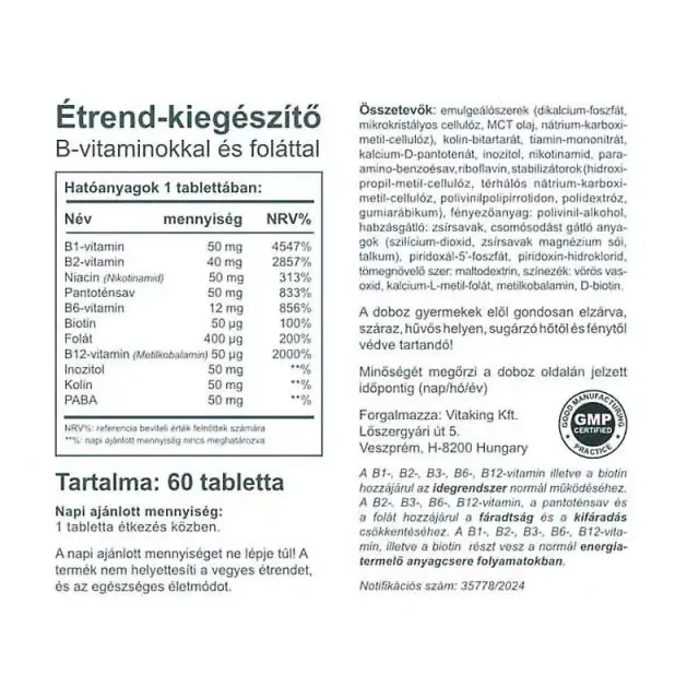 Vitaking Vitamin B-50 Complex 2