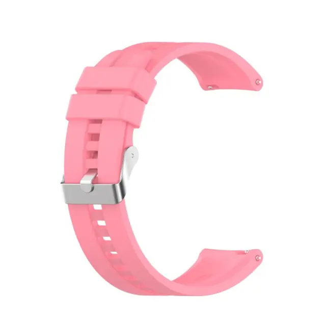 Watchband Ανταλλακτικό Λουράκι Σιλικόνης για Samsung Galaxy Watch 4/ Amazfit GTS 2e / GTS 2 (Fits all 20mm)- Pink 3