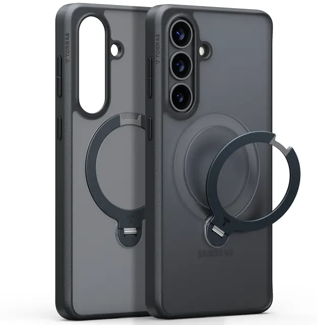 Torras Ostand Q3 Spin, obsidian black - Samsung Galaxy S26+ 3