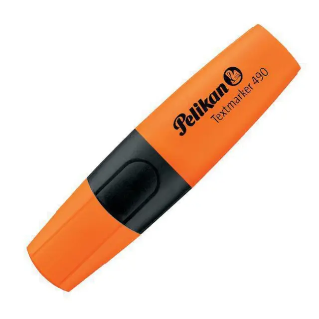 Pelikan Μαρκαδόρος Υπογράμμισης Textmarker 490 Πορτοκαλί (940403)
