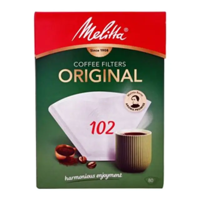 Melitta Original Φίλτρα Καφέ 102 80τμχ