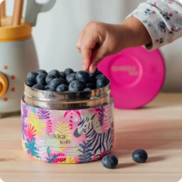 Δοχείο φαγητού Θερμός ανοξείδωτο Quokka Thermal SS Food Jar Whim Kids Zebras 360ml 40099 2