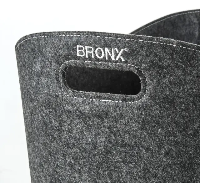Καλάθι Ξύλων Felt Γκρι 53,5x43x36cm - BRONX 3