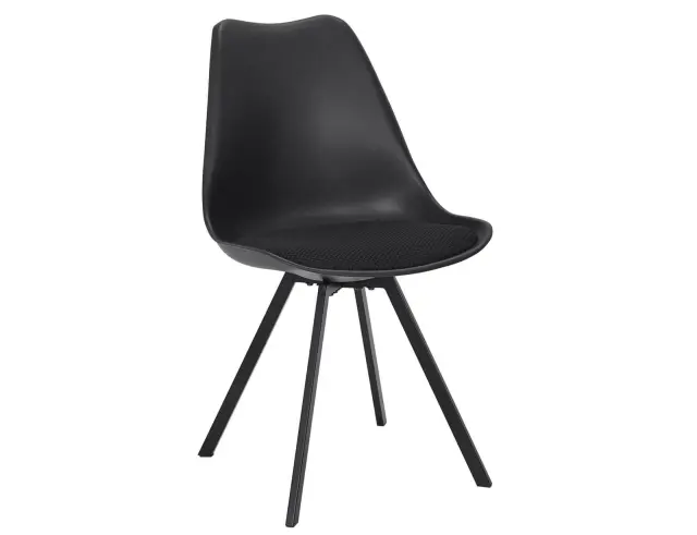 Καρέκλα Αtom Home Deco Factory με διαστάσεις 52x47x82cm - Black HD0483 2