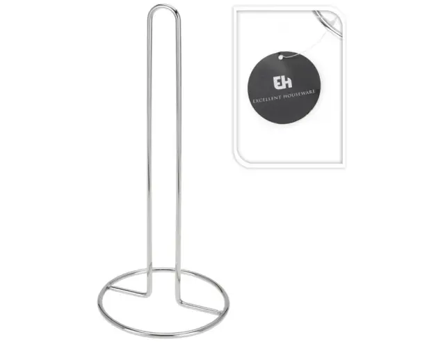 Βάση για Ρολό Κουζίνας Excellent Houseware με διαστάσεις 12.5x32.5cm - Ασημί CY5655390 2