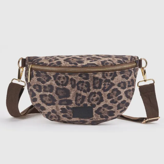 Γυναικεία Τσάντα Μέσης Verde 16-0008736 Animal Print Πουρου - ONESIZE