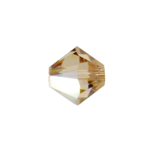 Swarovski 5328-246- XILION Bicone Light Colorado Topaz AB 6mm - 18τεμ