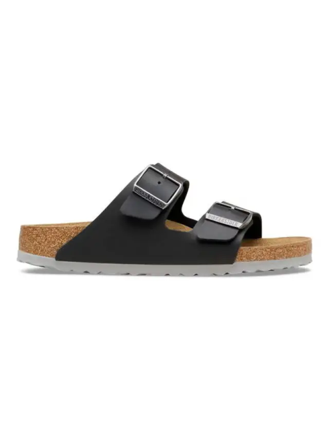 Birkenstock Πέδιλα Unisex Birko-Flor(ανθεκτικό υλικό της Birkenstock-επιτρέπει την επαφή με το νερό) Μαύρο BIR/ARIZONA 1032047 BL/GRAY - 42 3
