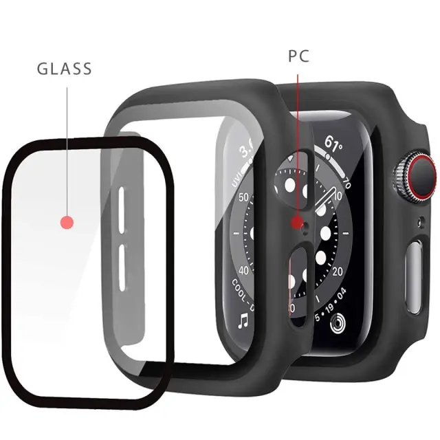 Tech-Protect® Defense 360 Θήκη PC για Apple Watch 40mm-Μαύρο 2