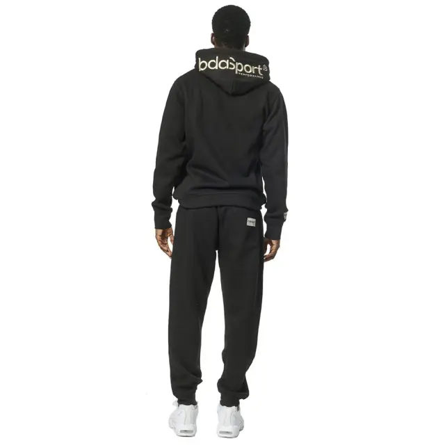 Body Action Hooded Sweat Jacket (073316-01-Black) - Μαύρο - S 2