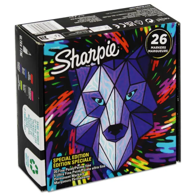 Sharpie Σετ 26 Μαρκαδόροι, Wolf Edition