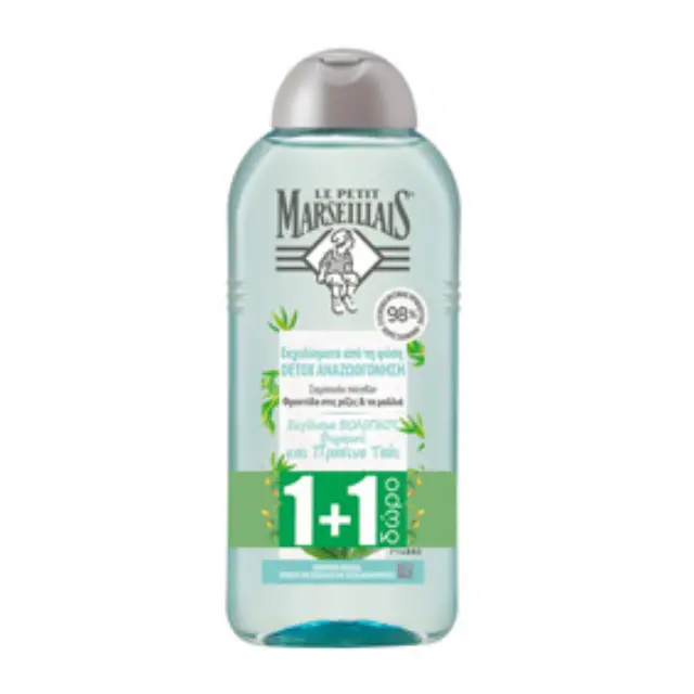 LE PETIT MARSEILLAIS Shampoo Freshness Detox (Αναζωογόνηση) 1+1 300ml