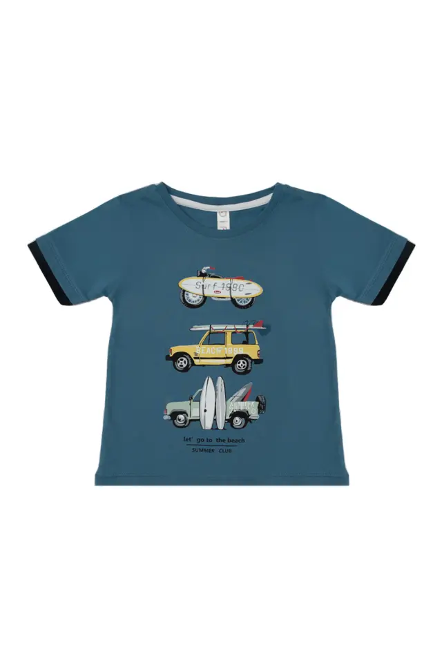 T-Shirt Kid Surf 1980 Μπλε Ραφ