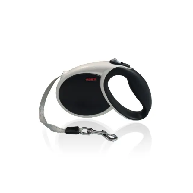 Pet Interest Goget Automatic Leash Medium Breeds Αυξομειούμενος Οδηγός Γκρι/Μαύρο 5m έως 30kg 2
