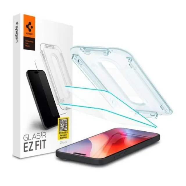 Tempered Glass Full Face Spigen Glas.tR EZ-FIT Apple iPhone 18 Pro Max/ 17 Pro Max/ 16 Pro Max Διάφανο (2 τεμ.) N65923