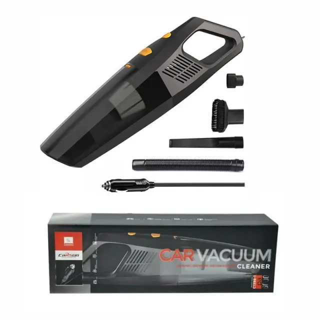 CARSUN ΣΚΟΥΠΑΚΙ ΑΥΤΟΚΙΝΗΤΟΥ ΣΤΕΡΕΩΝ 120W & ΚΑΛΩΔΙΟ ΑΝΑΠΤΗΡΑ ΑΥΤΟΚΙΝΗΤΟΥ C1398-1