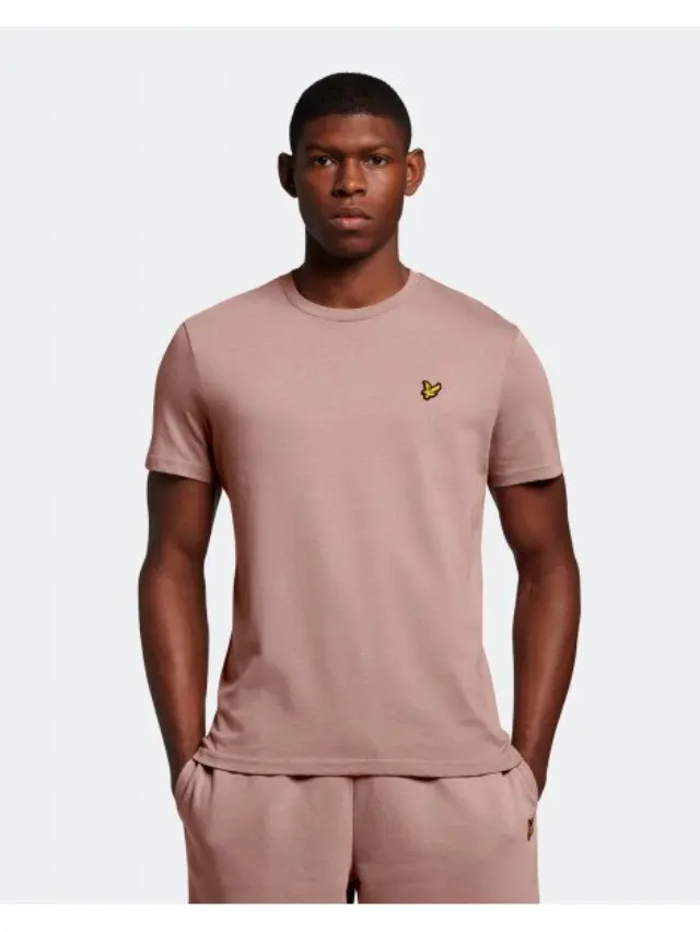 LYLE + SCOTT PLAIN T-SHIRT ΑΝΔΡΙΚΗ ΜΠΛΟΥΖΑ HUTTON PINK