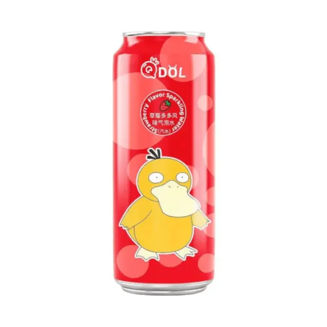 QDOL Pokemon Strawberry Flavor Sparkling Water Psyduck 500ml ΧΓ