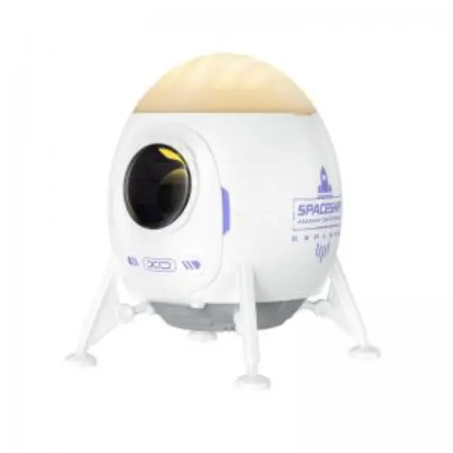 Προβολέας Φορητός - Φωτιστικό XO CF38 Lander Starlight LED με Ηχείο Bluetooth 10W Λευκό N68579 3
