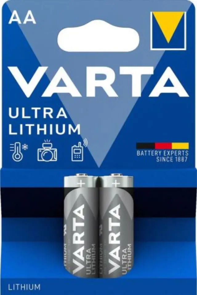 Varta Ultra Λιθίου 6106 AA (2τμχ) 01.005.0085