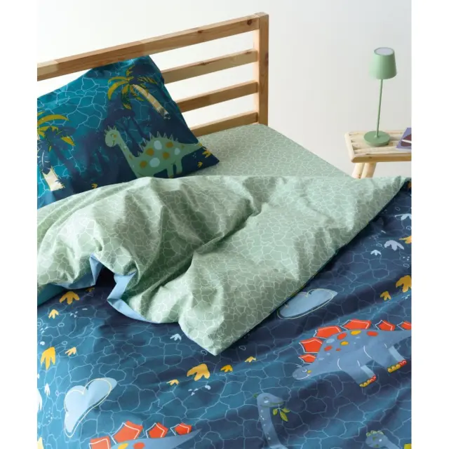 Σετ Παιδικά Σεντόνια Μονά 3 Τεμαχίων Kentia Pachy Blue-Mint 160x270 2