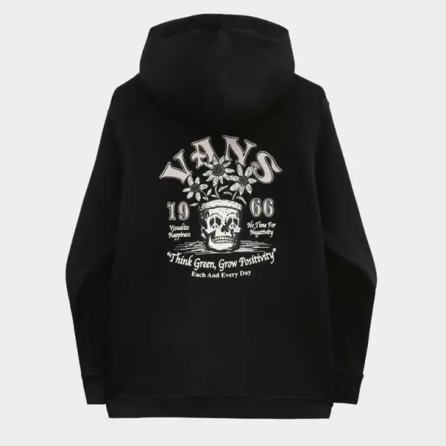 Vans - Ανδρικό Φούτερ Με Κουκούλα Peace Head VN000AEY-BLK Μαύρο - S 2