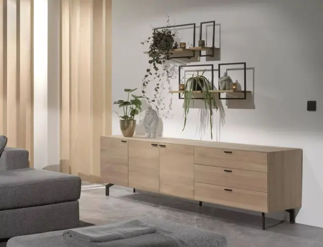 Ράφι τοίχου Juntoo Shelfie A με διαστάσεις 65x25x35cm 1003782 3