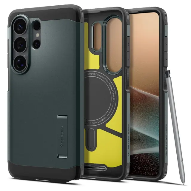 Spigen Θήκη Κινητού Galaxy S26 Ultra Tough Armor Mag Magsafe Abyss Green