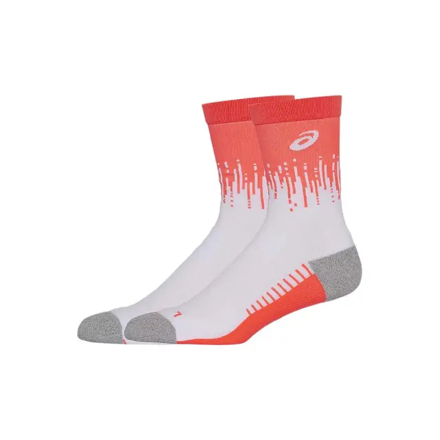 Asics Adult Performance Run 1 Pair Crew Socks Άσπρο - Κόκκινο 3013A977-600 (Asics) 2