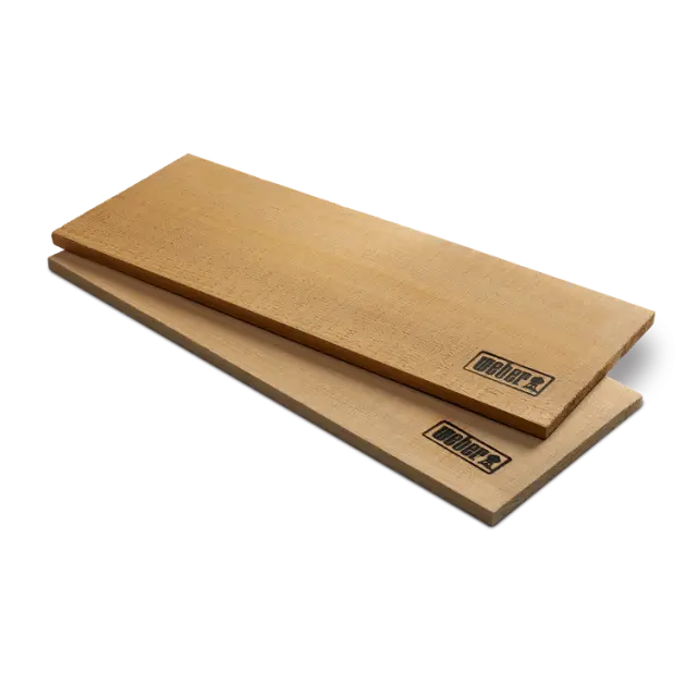 Ξύλινη Πλάκα Καπνίσματος Κέδρου 40x15cm (2τμχ) - Weber