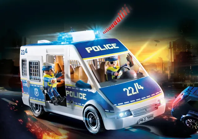 Playmobil 70899 - Action Heroes Αστυνομικό λεωφορείο με φώτα και ήχο