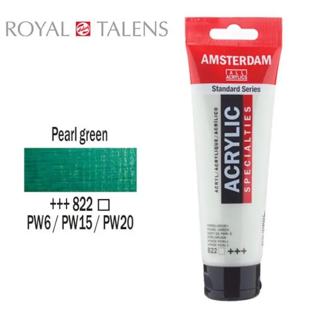 Ακρυλικό Talens Amsterdam 120ml 822 Pearl Green